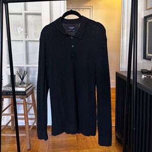 Abercrombie knit sweater polo size S